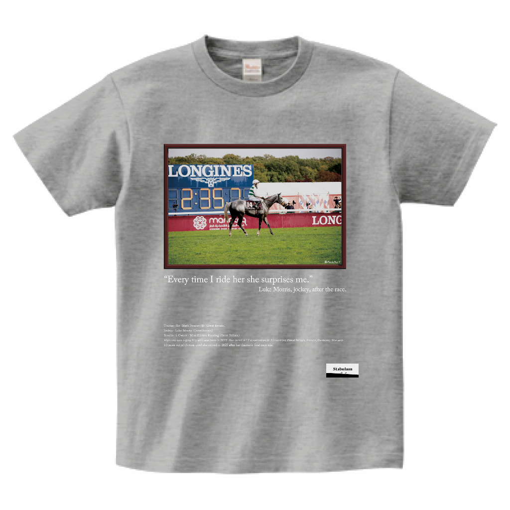 Alpinista(アルピニスタ) 凱旋門賞2022優勝記念TシャツⅡ
