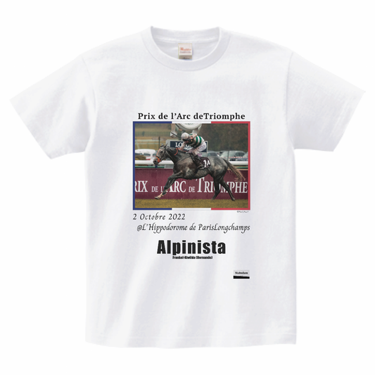 Alpinista（アルピニスタ） 凱旋門賞2022 Tシャツ